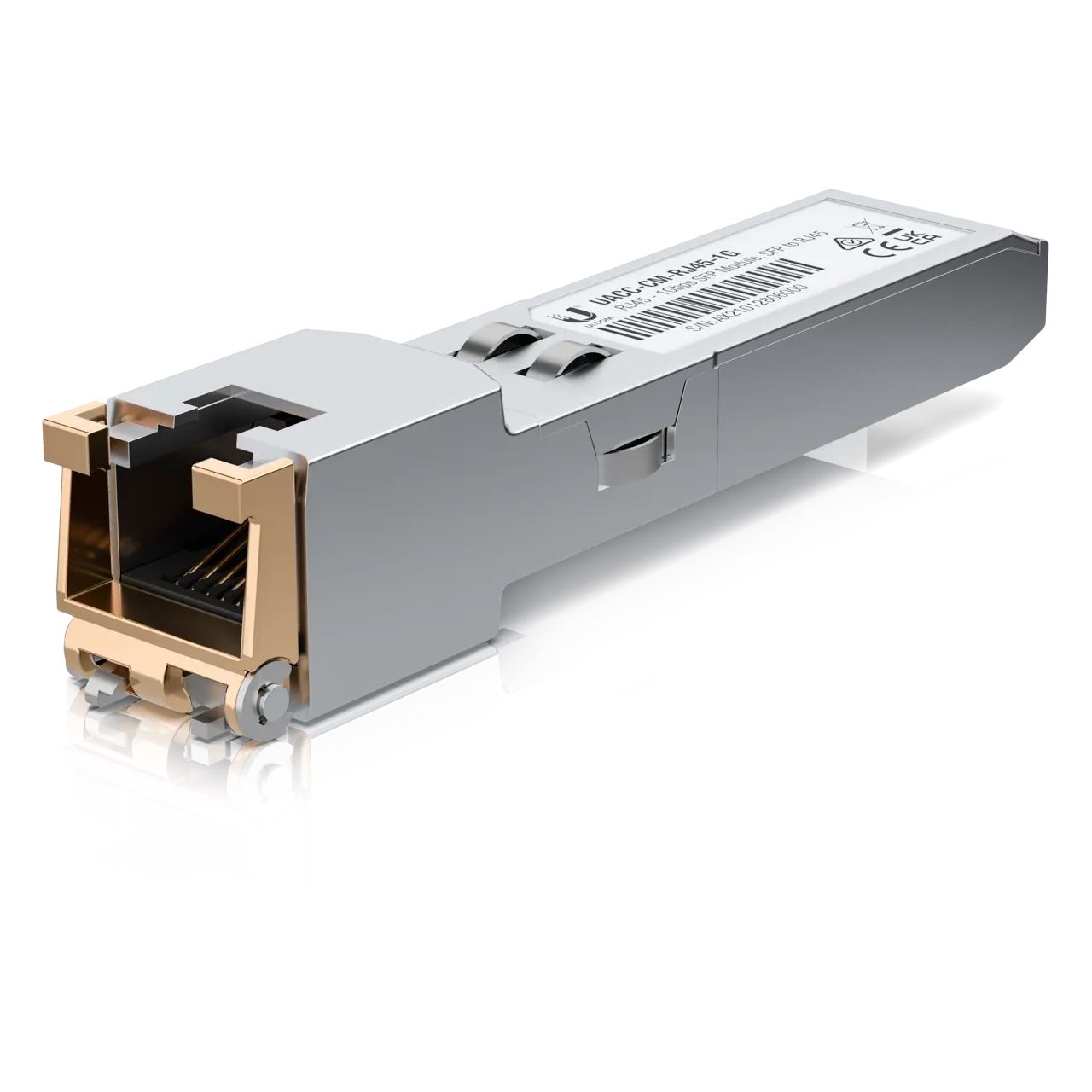 Ubiquiti RJ45 - SFP Transceiver Module, SFP to RJ45, UACC-CM-RJ45-1G bulk