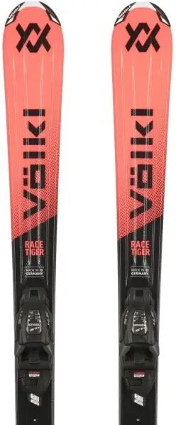 Junior Ski Völkl Racetiger Jr + 7.0 Vmotion (140cm - Rot)