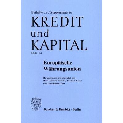 Europäische Währungsunion., Taschenbuch von , Duncker & Humblot, 978-3-428-09395-3