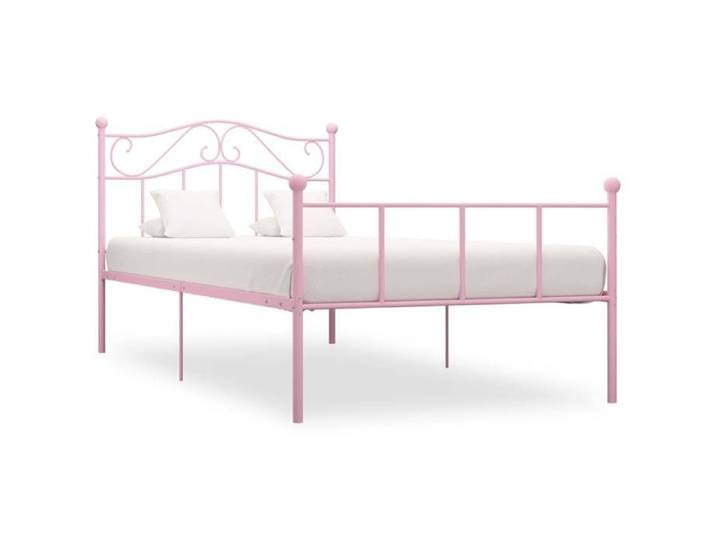 Cadre de lit en métal - VIDAXL - 90x200 cm - Rose - Métal - Montage simplifié - 1 personne - 208x97 5x95 cm