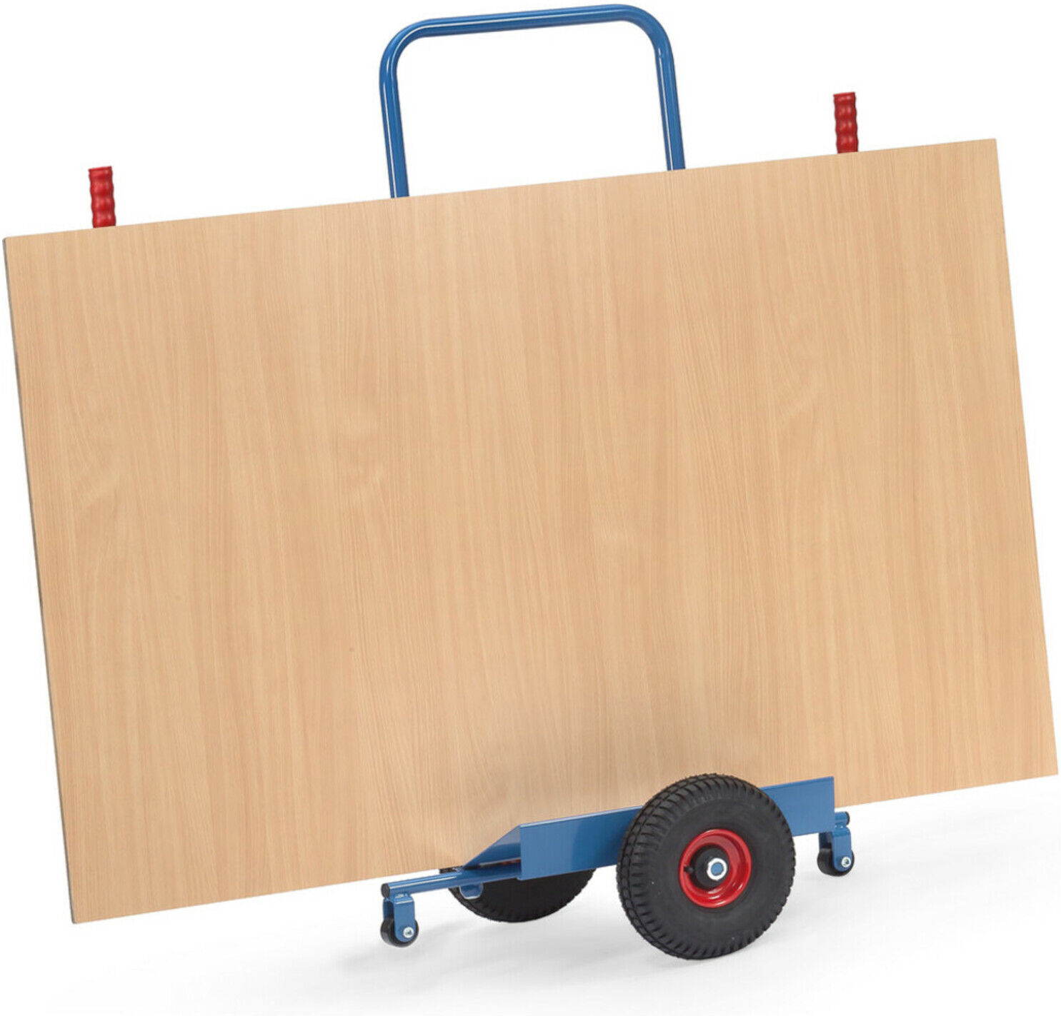 fetra 1076 Plattenkarre mit großer Schaufel und hoher Tragkraft für den Transport von Plattenmaterialien, Tragkraft 350 kg, Schaufel 50 x 20 cm)
