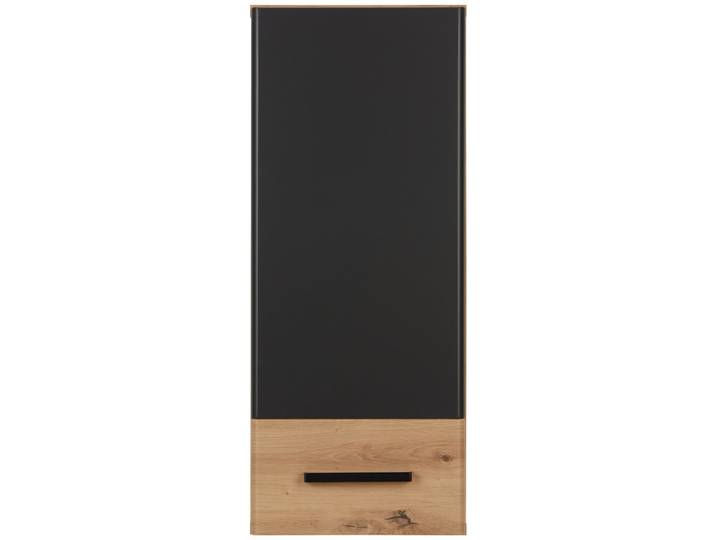 Hängeschrank in Grau/Eichefarben