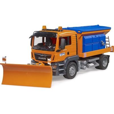 bruder Einsatzfahrzeug Modell MAN TGS Winterdienst Fertigmodell LKW Modell