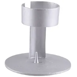 Leuchter Band Alu silber D 4 cm