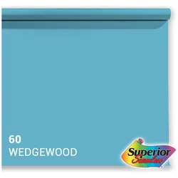 Superior Achtergrond Rol Wedgewood (nr 60) 1.35m x 11m (135 cm), Hintergrundsystem, Blau