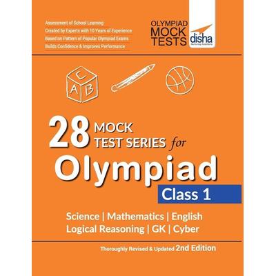 28 Mock Test Series for Olympiads Class 1 Science, Mathematics, English, Logical Reasoning, GK & Cyber 2nd Edition, Taschenbuch von Disha Experts,