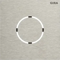 Gira 5578920 Frontpl. Sprachmodul System 106 Edelstahl
