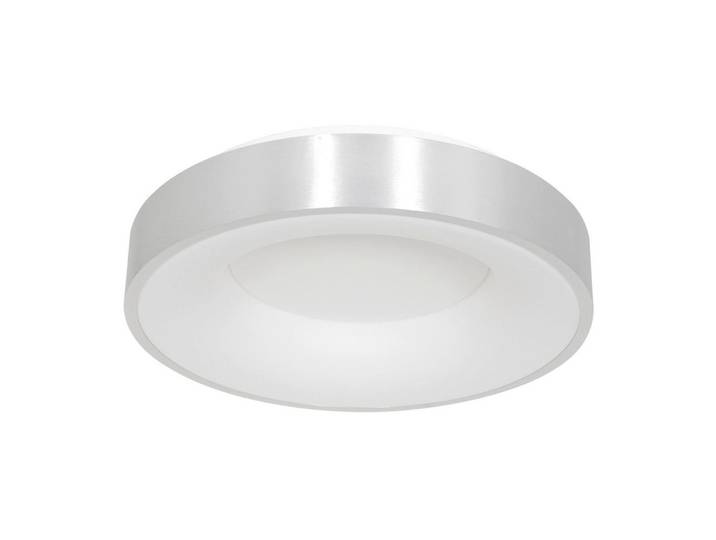 Led-Deckenleuchte Ringlede, Silberfarben, Metall, Kunststoff, rund, 9 cm, CE, LED-Leuchtmittel austauschbar, Lampen & Leuchten, LED Beleuchtung, LED-Deckenleuchten