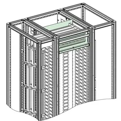 Schneider Electric NSYHPF2B3M84 PanelSeT SFM horizontale Sammelschienenbarriere 3M - Formular 2b - B800xT400 mm