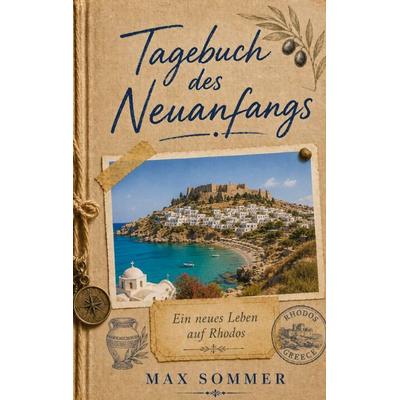 Tagebuch des Neuanfangs - Ein neues Leben auf Rhodos, Taschenbuch von Max Sommer, Sonne und Regen Verlag, 978-94-039-0769-7