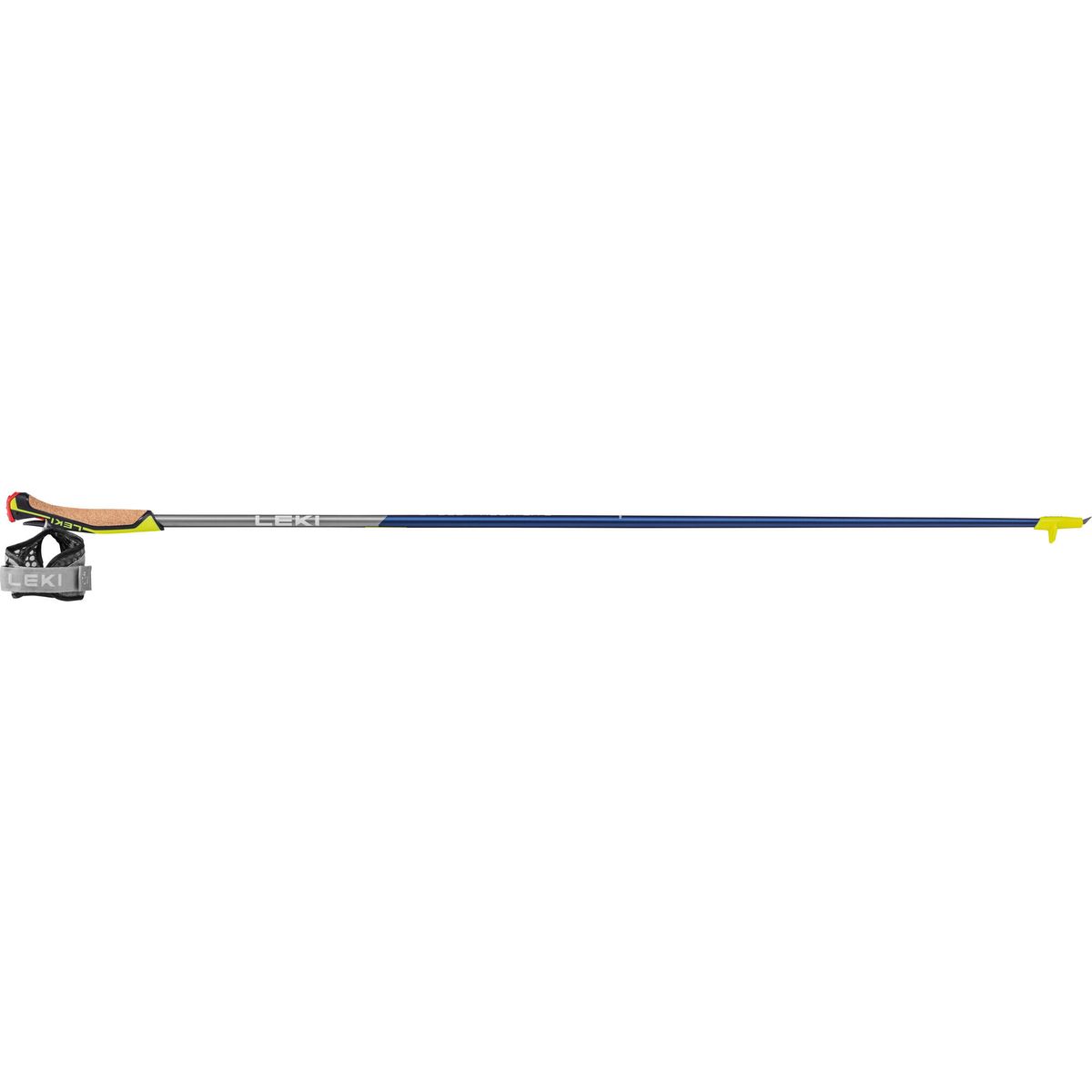 LEKI Speed Pacer Lite midnightblue dark metallic-light anthracite-neonyellow 125 cm 65325501125