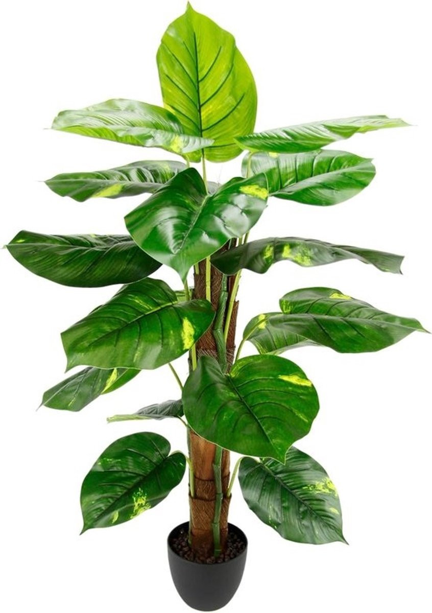 Kunstplant Pothos Groen - Decoratieve Zijden Plant - Hoogte: 85 cm