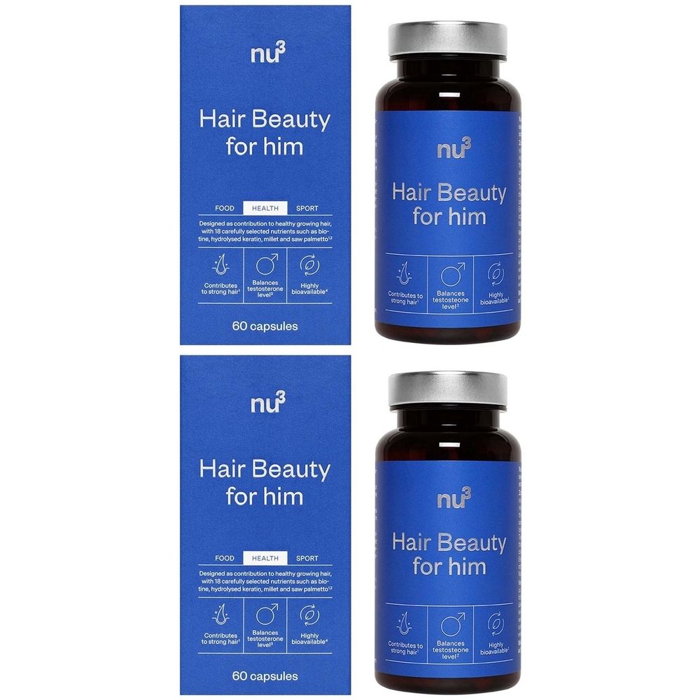 nu3 Hair Beauty for Him x2 2x60 St Kapseln