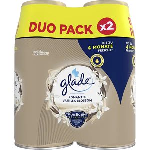 glade Raumduft by brise, automatic spray, 2x 269 ml, Nachfüller, Duo Pack, Romantic Vanilla Blossom