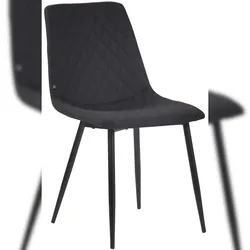 CLP Esszimmerstuhl Telde Stoff schwarz