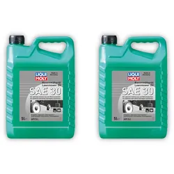 2x Rasenmäheröl LIQUI MOLY 1266 Rasenmäher-Öl SAE 30 Motoröl Motorenöl 4 Takt Öl 5L