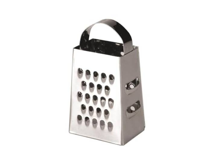 Ibili 705300 Mini-rasp, 4-zijdig, roestvrij staal, zilverkleurig