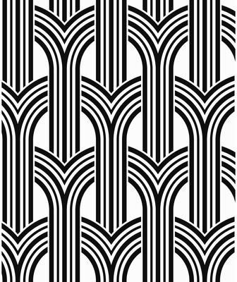 Seabrook Designs Hendrix Arches Non-Woven Unpasted Wallpaper