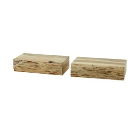 NACHTTISCH SESA 2ER SET Holz Akazie