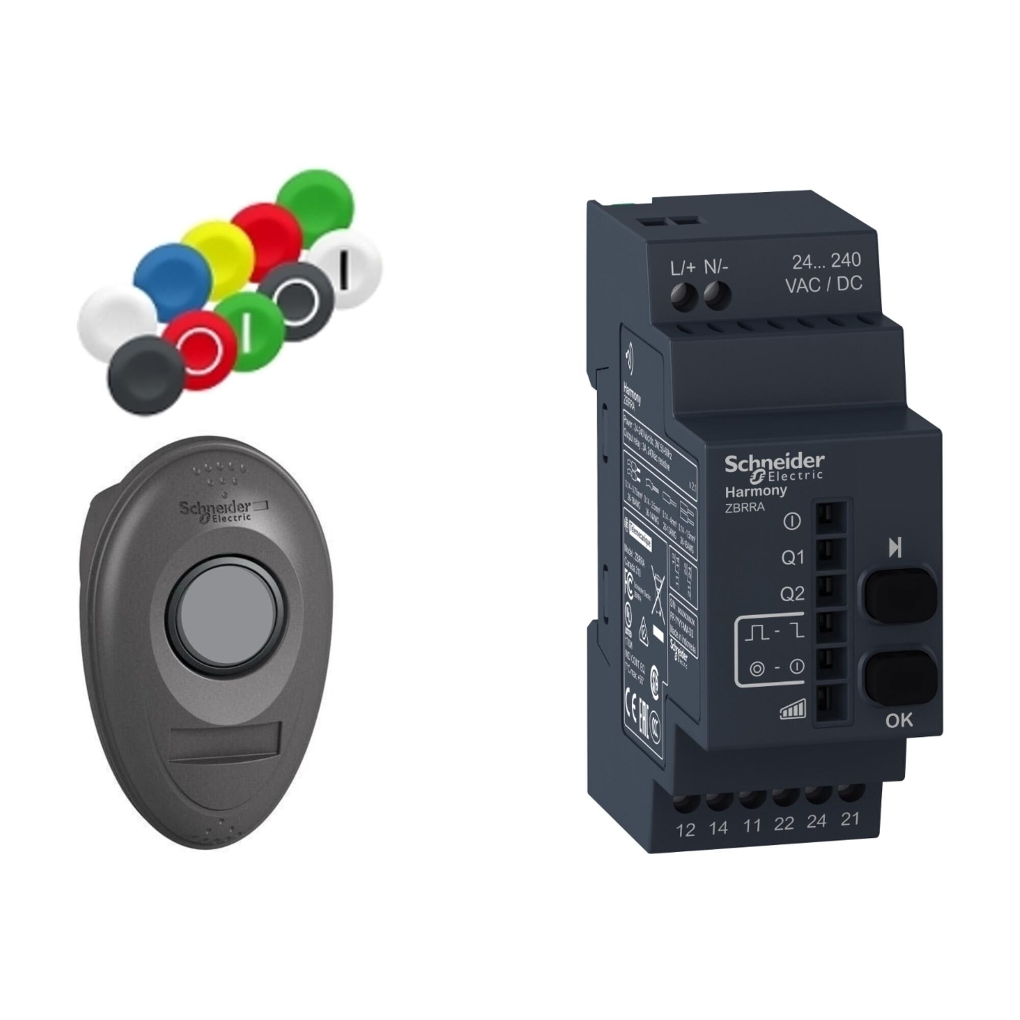 Schneider Electric Drucktaster-Set XB5RMA04 AC/DC Prog.-Receiver)
