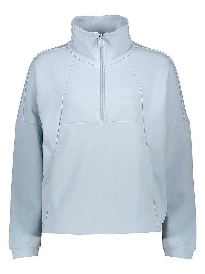 Jack Wolfskin Sweatshirt "New Haven" in Hellblau - M