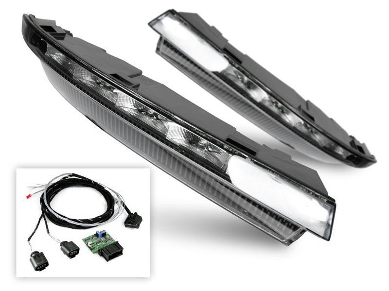 Original Audi S6 4F LED Tagfahrleuchten Tagfahrlicht DRL TFL + Interface Coming