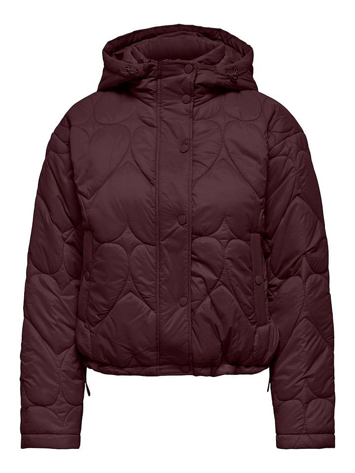 ONLY Übergangsjacke in Bordeaux - L