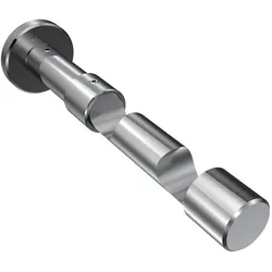 TRÄGER FÜR GARDINENSTANGEN 20 mm Ø, Prestige 2-läufig, Chrom