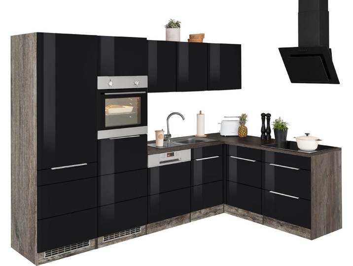 KOCHSTATION Winkelküche KS-Brindisi Stellbreite 290/170 cm, wahlweise mit E-Geräten und Induktion, mit MDF-Fronten