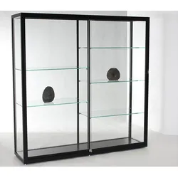 Glasvitrine stehend abschließbar Dialog 7P
