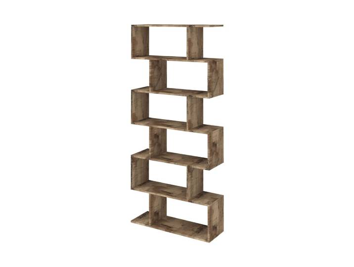 Bibliothèque effet bois beige 80x25 cm