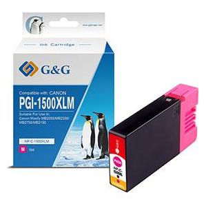 G&G kompatibel Ink mit PGI 1500XL, NP-C-1500XLM/C, magenta (M) (45557897)