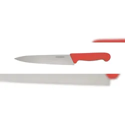 Schneider - Kochmesser - schmale Klinge, Größe: 20 cm - Griff rot