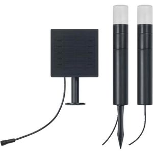 LEDVANCE Wegeleuchte SMART+ Bollard, schwarz, mit Solar, Pollerleuchte, LED, IP44, mit Bewegungsmelder, Höhe 45cm