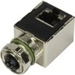 Harting RJ45-Adapter M12 gewinkelt 21033814800