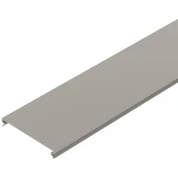 OBO 6132528 Oberteil METRA 80 7030, PVC, steingrau, RAL 7030  - 2 Meter