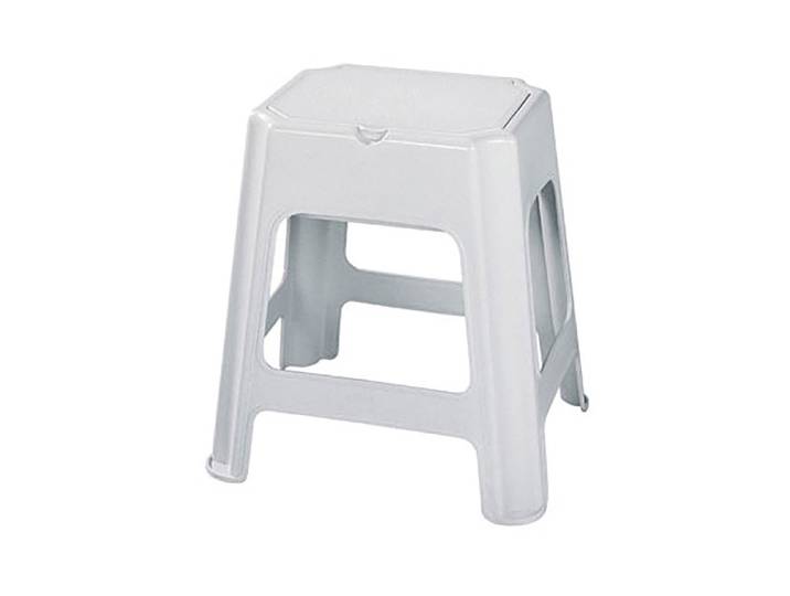 DiAqua Hocker Weiss 43 × 38 × 43 cm