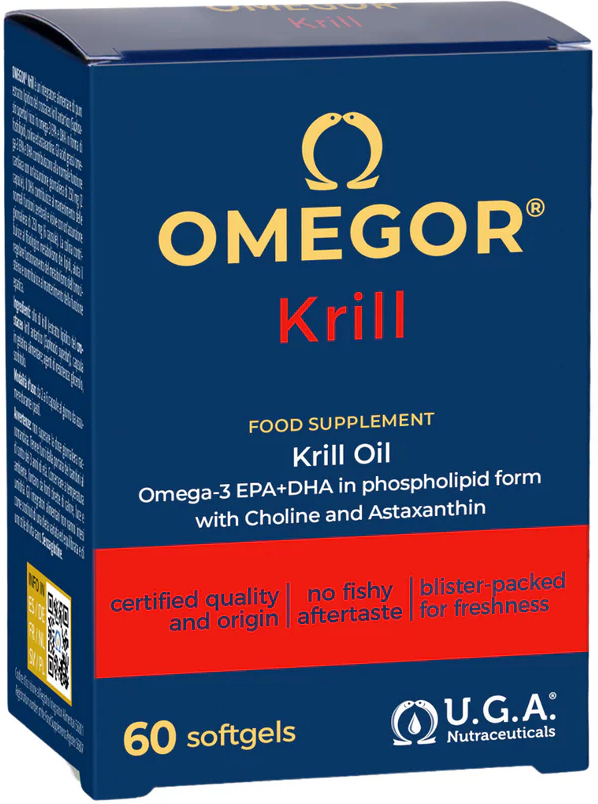U.G.A. Nutraceuticals Srl Nutraceuticals, Omegor Krill, 60 Capsule