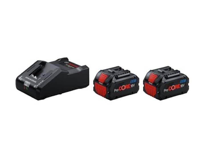 Bosch Professional Kit de démarrage système 18 V (2 batteries ProCore 18 V 8\,0 Ah et le chargeur ultra rapide GAL 18 V-160)