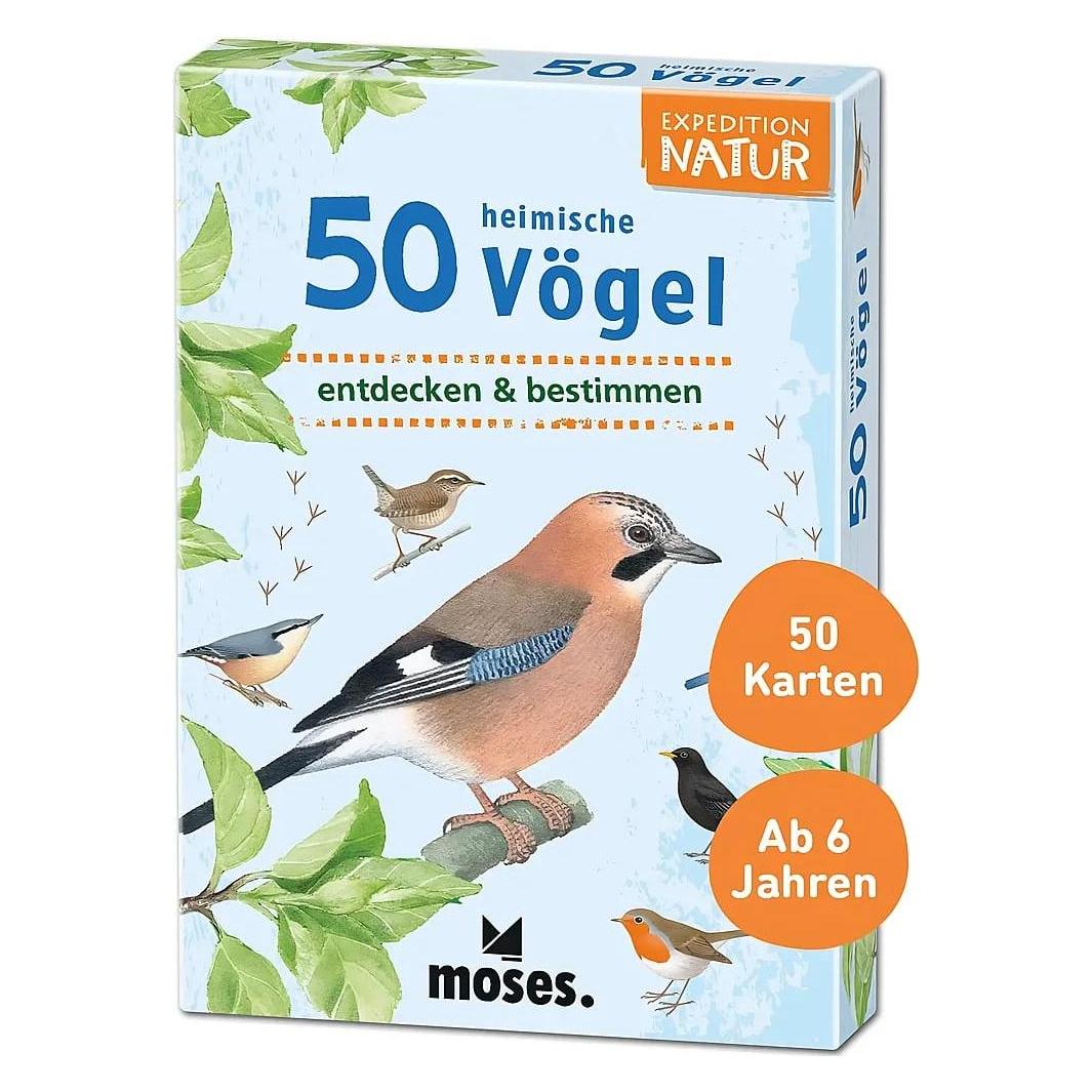 Moses 50 heimische Vögel (Deutsch, 1 - 20 Spieler) (9715)