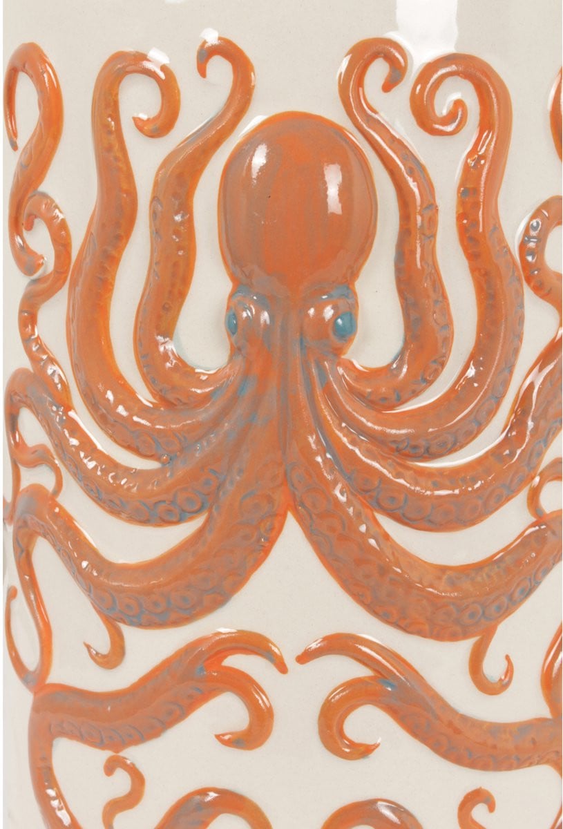 Pole to Pole Keramische Vaas Pulpo