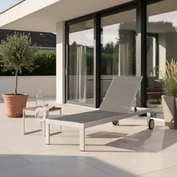Sonnenliege Rimini Graphitfarben