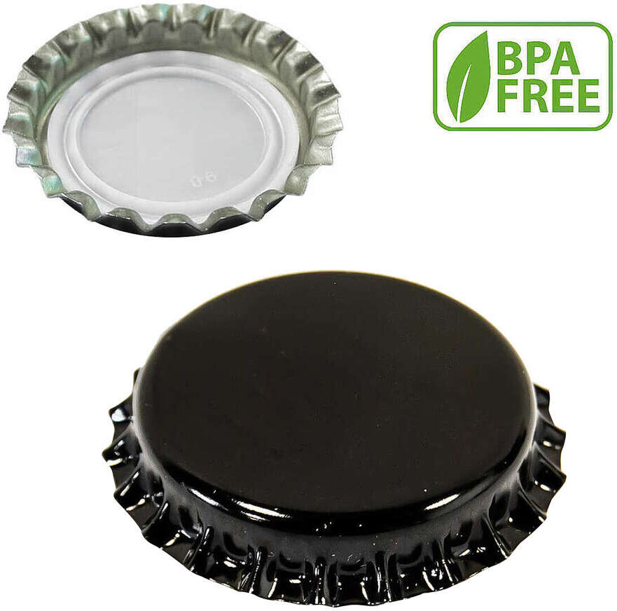 Polsinelli Noir bouchon couronne ⌀26 (200 pcs)
