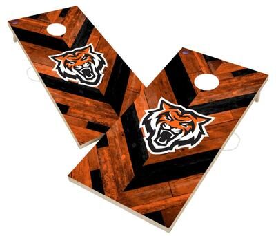 Skip's Garage Idaho State University Bengals Premium 2x4 Cornhole Boards - V1