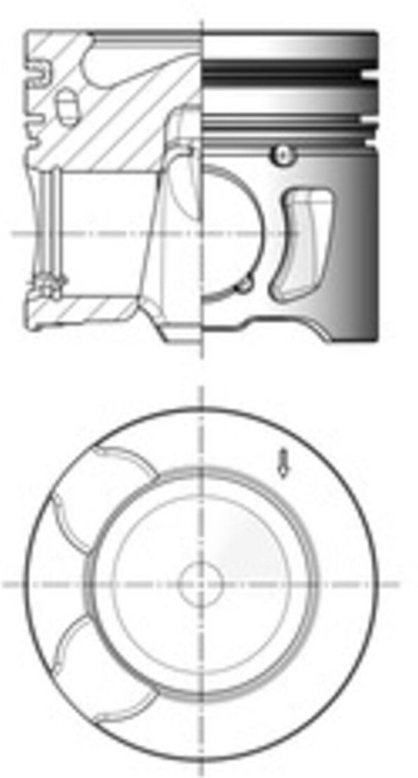 Kolben KOLBENSCHMIDT 41251610