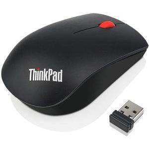 Lenovo Maus ThinkPad Essential Wireless Mouse, 3 Tasten, 1200 dpi, kabellos, schwarz