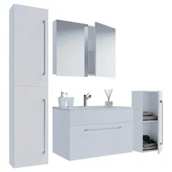 Badezimmer Badinos 5-tlg. Weiß
