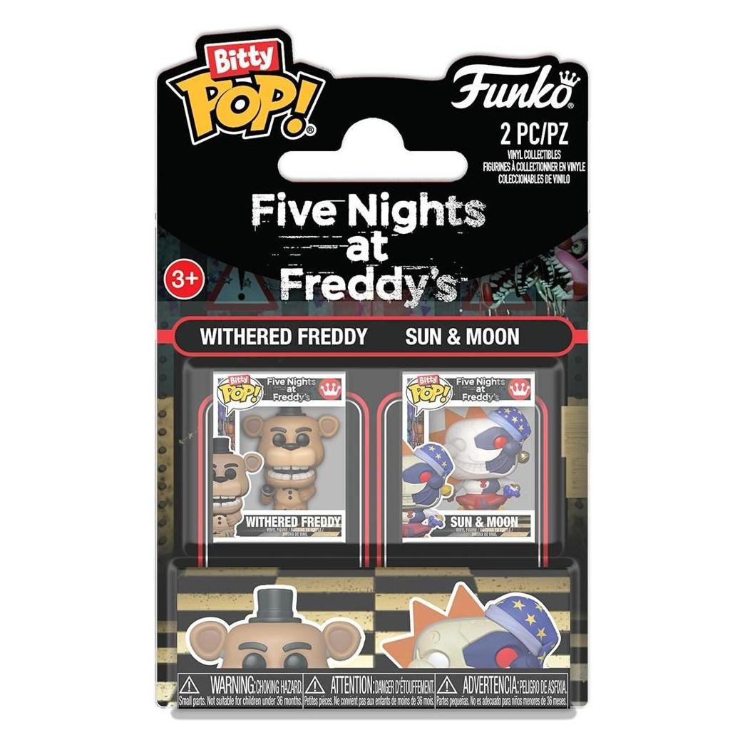 Funko BITTY POP 2 Pack FNAF Freddy & Sun/Moon (FUBP0332)