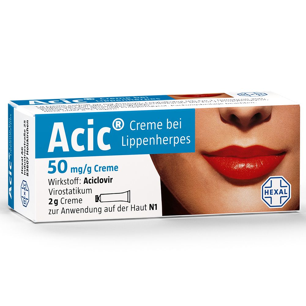 Acic Creme bei Lippenherpes 2 g