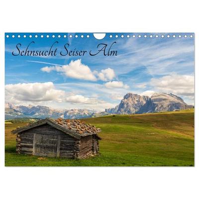 Sehnsucht Seiser Alm (Wandkalender 2026 DIN A4 quer), CALVENDO Monatskalender